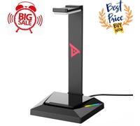 Support d'écouteurs rvb avec Ports HUB USB, support d'écouteurs pour joueurs, ordinateur de bureau PC de jeu