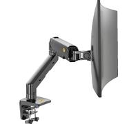 Support d'écran de bureau, hauteur réglable de 27 à 45 pouces, forme arquée, port USB