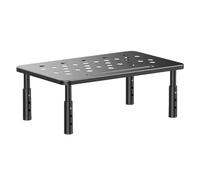 Support d'écran de bureau - Support ergonomique pour écran de 14,57" - En acier - Antidérapant - Hauteur réglable - Charge maximale : 20 kg - Refroidissement - Idéal pour le bureau, le bureau à