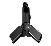 Support d'écran de console, support d'écran, support de charnière rotative dans quatre directions, support de navigation réglable avec ajustement global, accessoire de conduite pour centre de véhicule