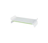 Leitz Support d'écran Ergo WOW – Hauteur réglable (2 positions) – Vert/Blanc 65040054