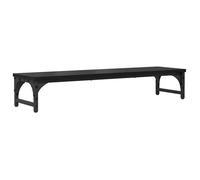 Support d'écran en bois - vidaXL - Aspect chêne noir - 85x23x15,5 cm - Ergonomique - Minimaliste - Durable