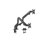 Ewent Support écran EW1534 – double bras 2 écrans 17–32", réglable en hauteur, VESA 75/100, 2–8 kg