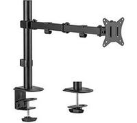 Gembird Bras moniteur ajustable 17–32″ VESA 75/100 Pivot ±90° Rot.180° Incl.±45° Fixation bureau