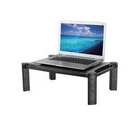 Neomounts Réhausseur d'écran NSMONITOR20 – Ajustable 4,6–16,8 cm, Profondeur 33 cm, Noir