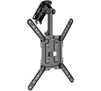 myWall Support d'écran pour plafond HL45-3L – 58,4–139,7 cm (23–55") inclinable, mobile Noir