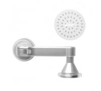 Support d'écran pour rondelle de café avec base magnétique, pour écran Espresso 51 mm, 53 mm, 58 mm avec angles réglables et technologie de distribution d'eau (argenté 51 mm)