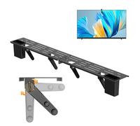 Support d'écran supérieur - Support d'écran réglable - Étagère de rangement de bureau - Support d'écran d'ordinateur surélevé - Organiseur pour appareils multimédias - Support de console de jeux