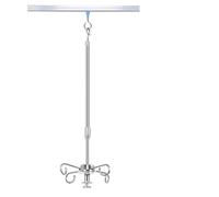Support d'égouttement IV Portable avec poulie for murs de plafond, support d'infusion suspendu réglable en hauteur, piste de 1m support de perfusion(1.5m track)