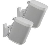 Support D'enceinte Murale Réglable Pour Sonos Play: 1 & Play: 3- Inclinable Et Orientable Pour Un Meilleur Son - Lot De 2 - Blanc