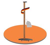 Support d'enceinte PureMounts pour Sonos Era 100 & 300, Gestion des câbles, Charge jusqu'à 5Kg, Noir