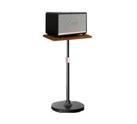 Support d'enceinte Support de Haut-Parleur en Bois Massif, Support Audio sur Pied, Surround for Armoire CD(Noir)