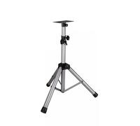 Support d'enceinte Support de Haut-Parleur entièrement en métal, trépied Professionnel épais for Son Chariot, Sac Carte scène au Sol, Portable(Silver)