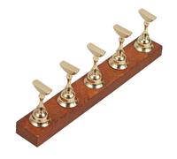 Support D'entraînement pour Capsules D'ongles, Café Base en Bois | Détachable, Surface Lisse, Organise et Expose les Ongles, Style Rustique Élégant pour Pratique Quotidienne