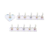 Support D'entraînement pour Ongles Acrylique, Rectangle et Cœur, Kit | Usage Professionnel, Concours de Nail Art, Prise en Main Facile, Format Compact pour Rangement et Transport