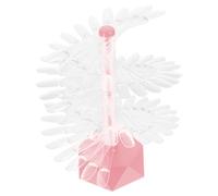 Support D'entraînement pour Ongles en Spirale Acrylique Rose 60 Pcs