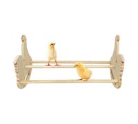 Support d'entraînement pour perroquet, perche de poulet pour Coop | Station debout en bois d'étincelle | Sièges multifonctions pour oiseaux pour perroquets, calopsittes, conurures, tourtereaux ou