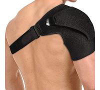 Support d'Épaule Réglable pour Hommes et Femmes, Bandage Attelle Épaule, Soutien d'Épaule de Compression, Epaulière pour Articulation AC, Tendinite, Épaule Dislocation, L'épaule Gauche ou Droite