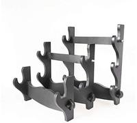 Support d'épée Support Mural pour épée de samouraï Katana Wakizashi - Support décoratif pour épée - Idéal pour différents Types d'épées de samouraï-Black||1 Floor