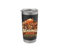Support d'épices saisonnières pour latte à la citrouille d'automne Gobelet isotherme en acier inoxydable double paroi