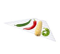 Support d'éponge pour évier,Tapis d'égouttage triangulaire antidérapant et enroulable - Égouttoir par-dessus l'évier,Pour Plan de Travail, Maison, Hôtel, Dortoir, Appartement, Location, Salon, Restaur