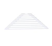 Support d'éponge pour évier - Tapis d'égouttage triangulaire antidérapant et enroulable | Support d'égouttoir au-dessus de l'évier | Maison, dortoir, hôtel, appartement, location, salon, restaurant, c