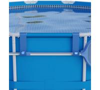Support d'épuisette,Bleu2 SupportsSupport pour épuisette de PiscineRangement pour Accessoires de Piscineen Plastique recyclé