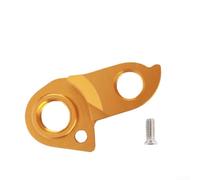 Support Dérailleur CNC pour Axe Traversant Vélo Support Dérailleur | Alliage aluminium CNC, compatible axe traversant, stabilise dérailleur, taille 51x26mm, robuste