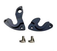 Support Déralleur pour vtt Alliage Aluminium Trou 38mm Support | Alliage aluminium CNC, compatible axe traversant, finition noire mate, protection , installation rapide
