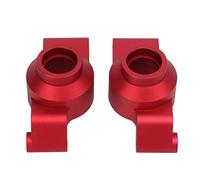 Support d'essieu arrière en alliage d'aluminium pour TRAXXAS MAXX 110 89076 4 Pièce de rechange CNC légère et résistante (Rouge)