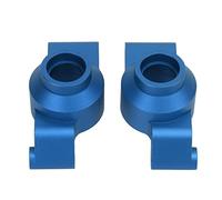 Support d'essieu arrière Support de moyeu arrière RC Essieu arrière en Alliage d'aluminium usiné CNC Pièces de Mise à Niveau pour TRAXXAS MAXX 1/10 89076 4 RC Car 2 pièces (Bleue)