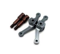 Support d'essieu avant en aluminium gris pour camion Tamiya 1/14 1850L King Hauler Globe Liner 1838LS Ford Aeromax Scania R620 E8 E9
