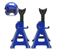 Support d'essieu pour cric de voiture de 3 tonnes Support de véhicule, outil de levage pour garage et atelier de réparation, support de véhicule pour caravane et fourgonnette, lot de 2