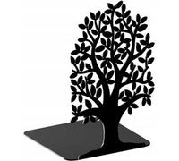 Support d'étagère Arbre en acier 18 cm noir
