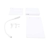 Support d'étagère d'oreiller d'extension de cils avec lumière LED 3 niveaux de luminosité outil de greffage organisateur d'étagère d'oreiller de cils en acrylique pour techniciens