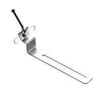 Support D'étagère En Acier Solide - Suppòrt De Niveau 19 X 3 X 5 Cm, Suppòrt Sans Outil Et Sans Perçage, Cadre D'angle Mural, Renfort Métallique Robuste | Organisateur D'espace Pratique Pour Cuisine,