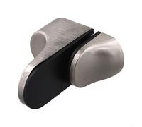 Support d'étagère en verre réglable pour étagères en verre de 3 à 22 mm, fixation murale, clip en alliage de zinc avec finition chromée polie, matériel moderne robuste (argent)