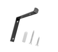 Support d'étagère flottant robuste en métal pour étagère murale simple et décoratif en forme de L