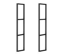 Support d'étagère flottante à 3 niveaux pour montage au plafond, montage mural, 30 x 110cm support d'étagère robuste avec vis, support de présentoir de rangement suspendu commercial