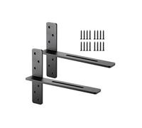 VEVOR Support d'Étagère Flottante Murale Invisible T 406,4x73,5x304,8 mm 2 PCS