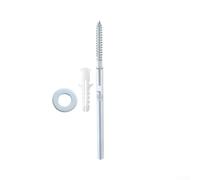 Support d'étagère flottante pour installation d'étagère aveugle, support en métal argenté de 100 à 300 mm avec capacité de charge de 6,8 kg pour décoration d'intérieur et de rangement (10 x 150)