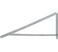 Support d'étagère galvanisé 400 x 600 mm avec entretoise - Par pièce