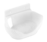 Support d'étagère Mural Portable pour Google Nest Audio Chambre à Coucher, Noir (Blanc)