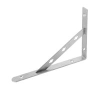 Support d'étagère robuste en acier inoxydable, 4 pièces, Joint d'angle, à Angle droit, étagère murale forme de L, quincaillerie for la maison Pour Etagere Murale Garage Cuisine