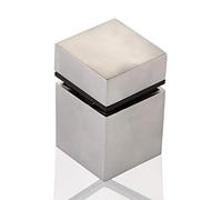 Support d'étagère SOTECH 1 pièce Cube II support d'étagère en verre chromé mat