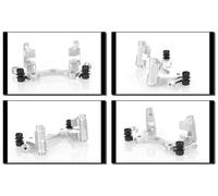 Support d'étrier de frein Essieu arrière gauche GH-464715 GH pour SKODA VW AUDI