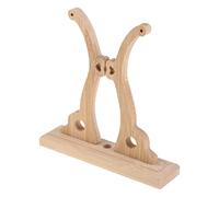 Support d'éventail pliable en bois robuste - Grand support décoratif pour éventail à main - 2 couleurs au choix pour décoration de la maison - Décoration de chambre - Base d'affichage