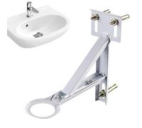 Support d'évier encastré - Kit de support réglable pour lavabo de cuisine, système de montage de réparation robuste | Stabilisateur triangulaire renforcé de 9 à 12,5 pouces, pour fixation d'évier de s