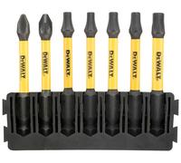Support DeWalt 57 mm pour 7 embouts + embouts DT70820