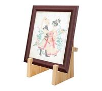 Support D'Exposition Pour Assiettes Décoratives En Bois | Porte-Assiettes Décoratif Pliable en Bois pour Bureau,Chevalet Pour Assiette,Pour Les Desserts Les Livres Les Photos Les Mariages Les Charcute